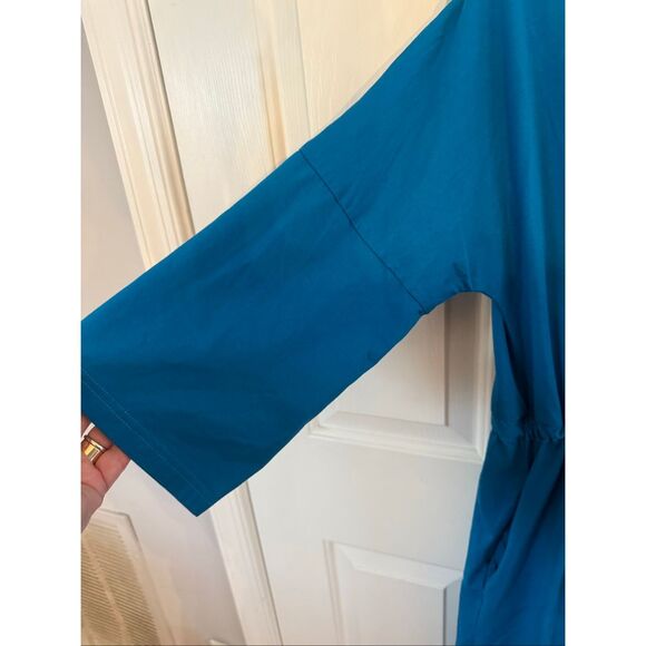 Brobe Post Surgery Royal Blue Robe 6 Internal Pockets Sz L NWOT - Picture 8 of 10